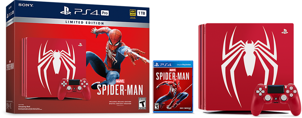 ps4red0bundle-1024x402 edición limitada - limited edition | spider-man | PS4 Pro
