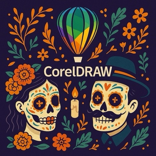 image-1 Concurso de ilustración Día de Muertos | by CorelDRAW