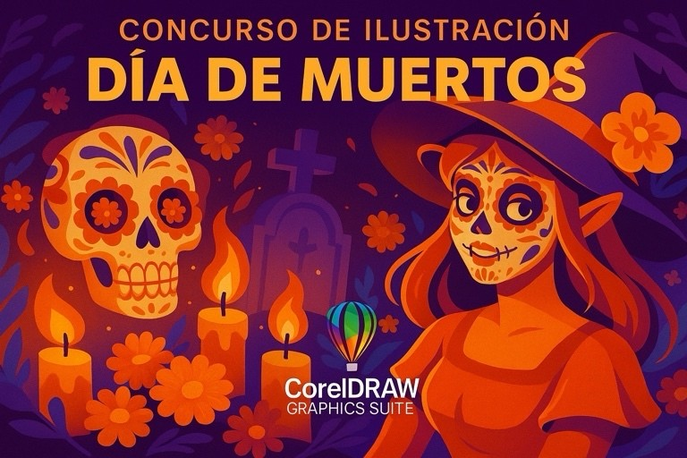 image Concurso de ilustración Día de Muertos | by CorelDRAW